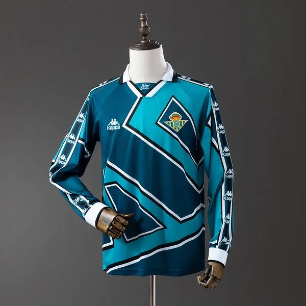 Camiseta de fútbol Real Betis 1995/97 VISITANTE MANGA LARGA VERSION FAN